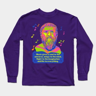 Portrait and Quote Long Sleeve T-Shirt